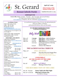 Palm Sunday of the Passion of the Lord