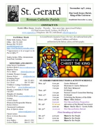 Our Lord Jesus Christ, King of the Universe