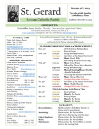 Twenty-ninth Sunday in Ordinary Time