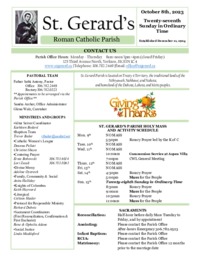 Twenty-seventh Sunday in Ordinary Time - A