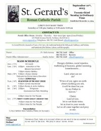 Twenty-third Sunday in Ordinary Time - A
